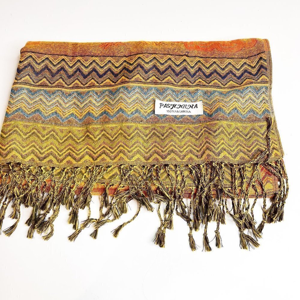 Pashmina | Multi-Color Scarf - Picture 2 of 7